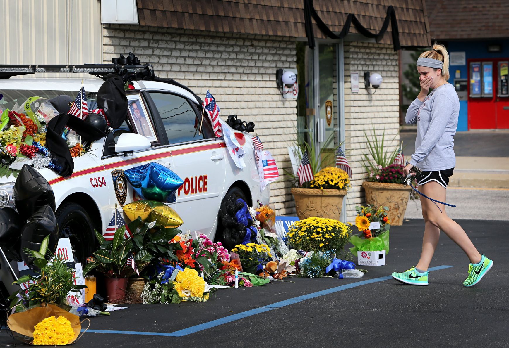 Memorial for officer Blake Snyder